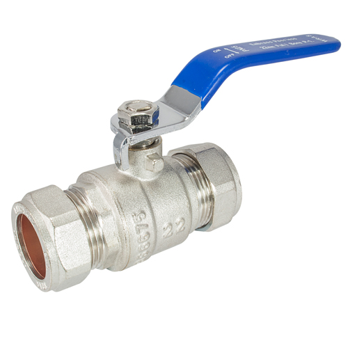 15mm Blue Lever Valve