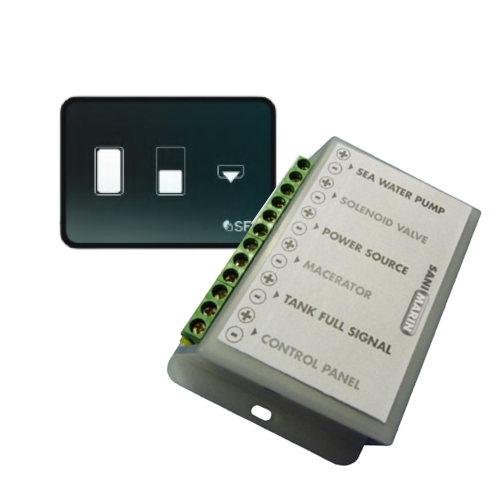 Sanimarin Black Glass Panel and Electronic Control Box