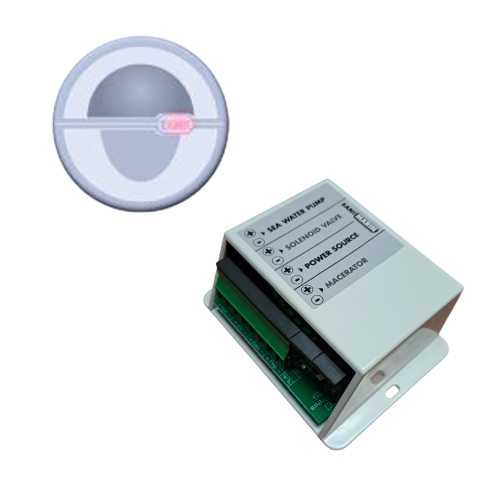 Sanimarin Premium Button and Electronic Control Box