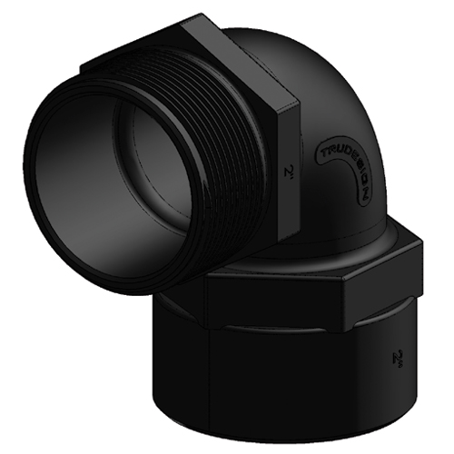 Tru Design Connector Female - Male Threaded 90°, 2